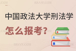 中國政法大學刑法學在職研究生怎么報考？